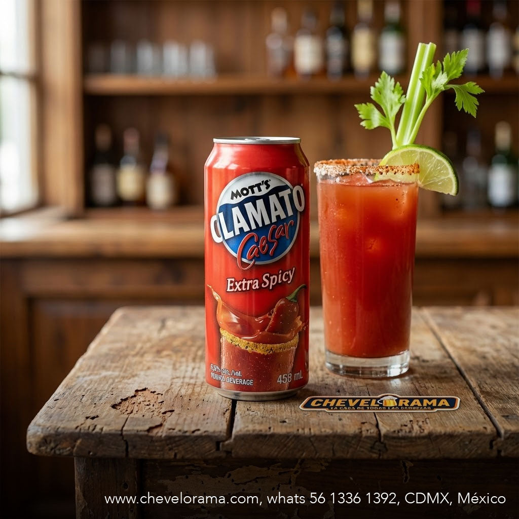 CLAMATO CON VODKA EXTRA SPICY 458ML